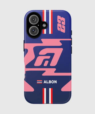 Alex Albon 2025 Helmet Phone Case