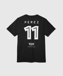 Sergio Perez Cadillac T-Shirt – Black