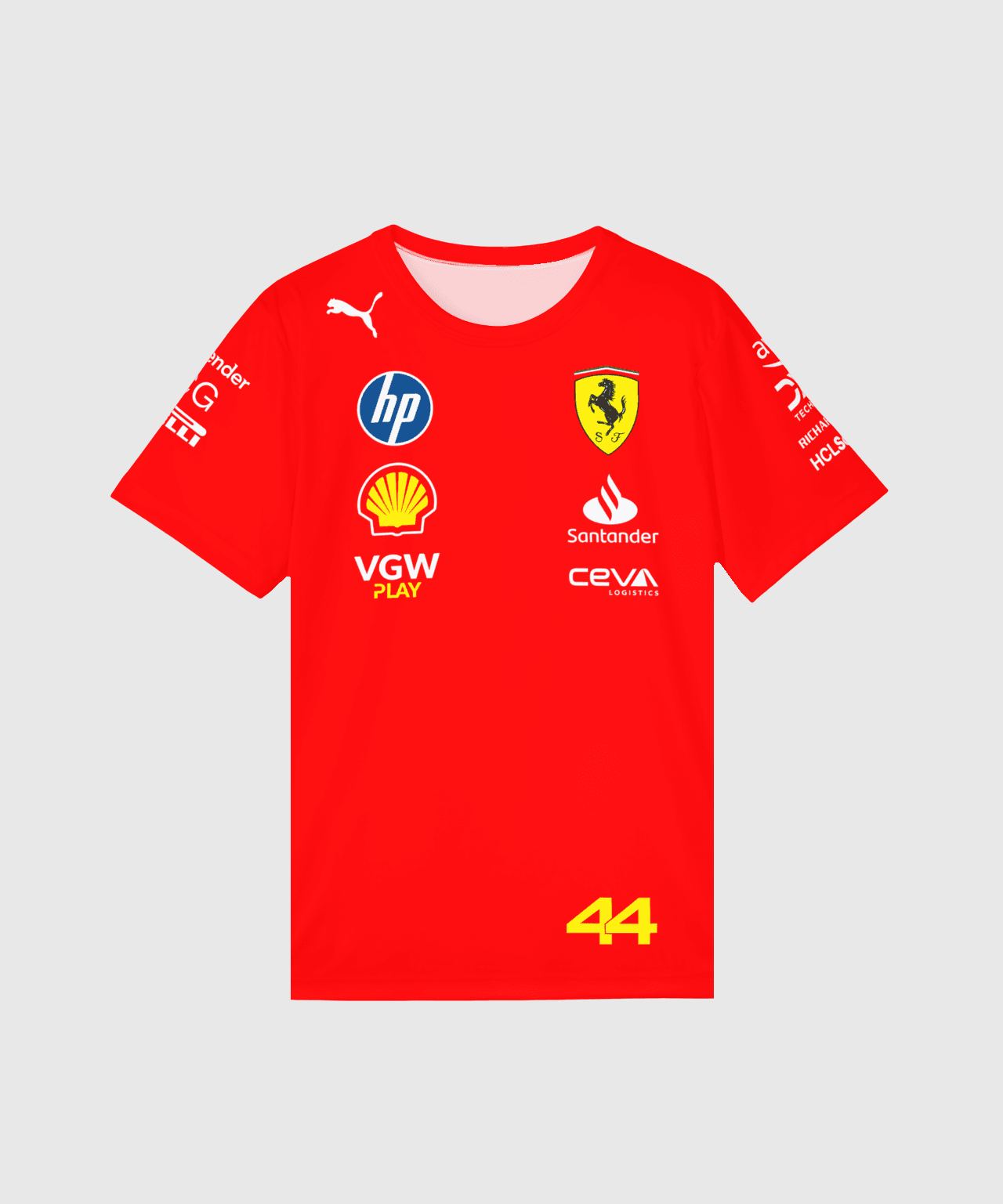Lewis Hamilton Ferrari T-Shirt – 2024 Style
