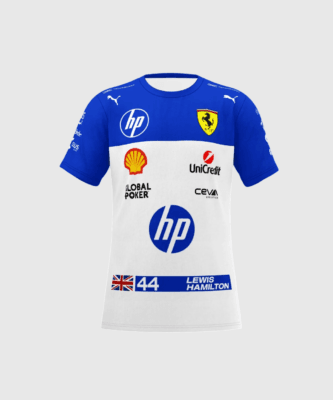 Lewis Hamilton 2025 Miami Race Suit T-Shirt