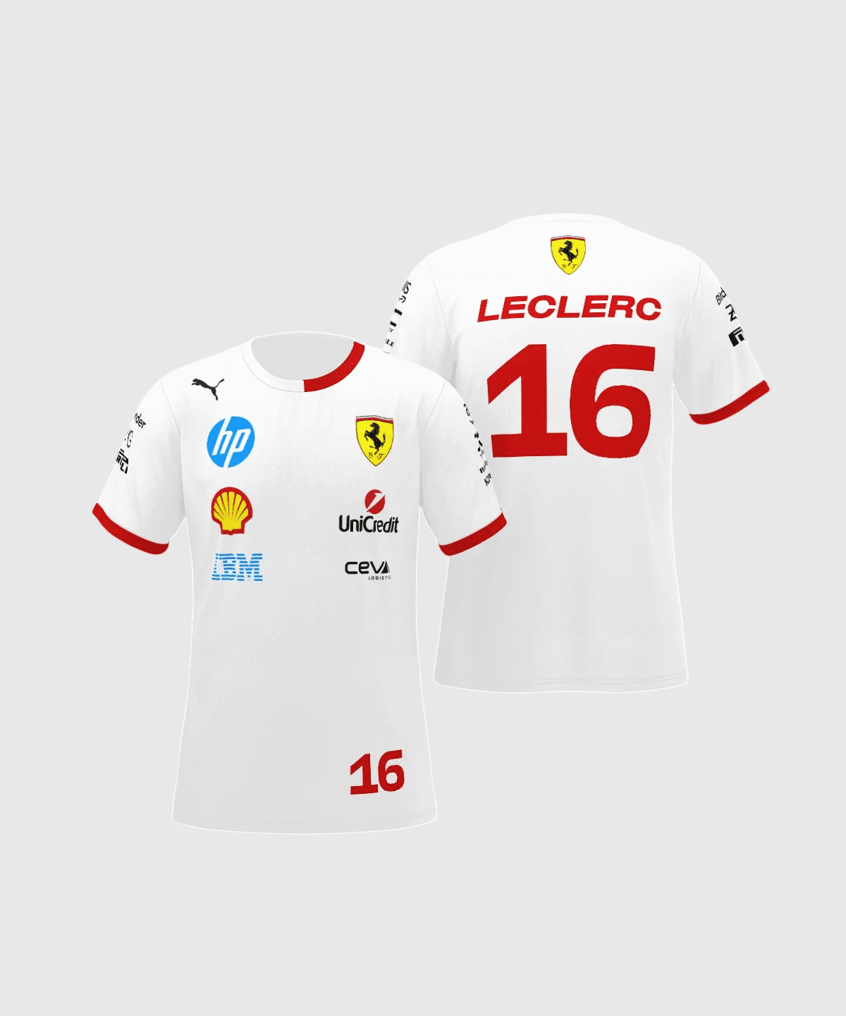 Charles Leclerc 2025 Miami T-Shirt - Image 2