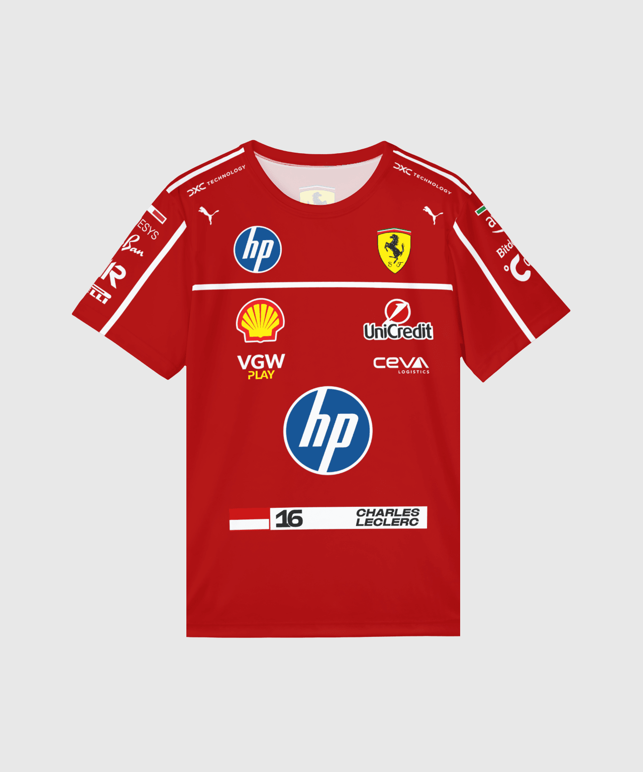 Charles Leclerc 2025 Race Suit T-Shirt