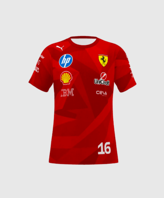 Charles Leclerc 2025 Las Vegas T-Shirt