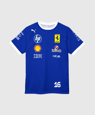 Charles Leclerc 2025 Monza Ferrari T-Shirt
