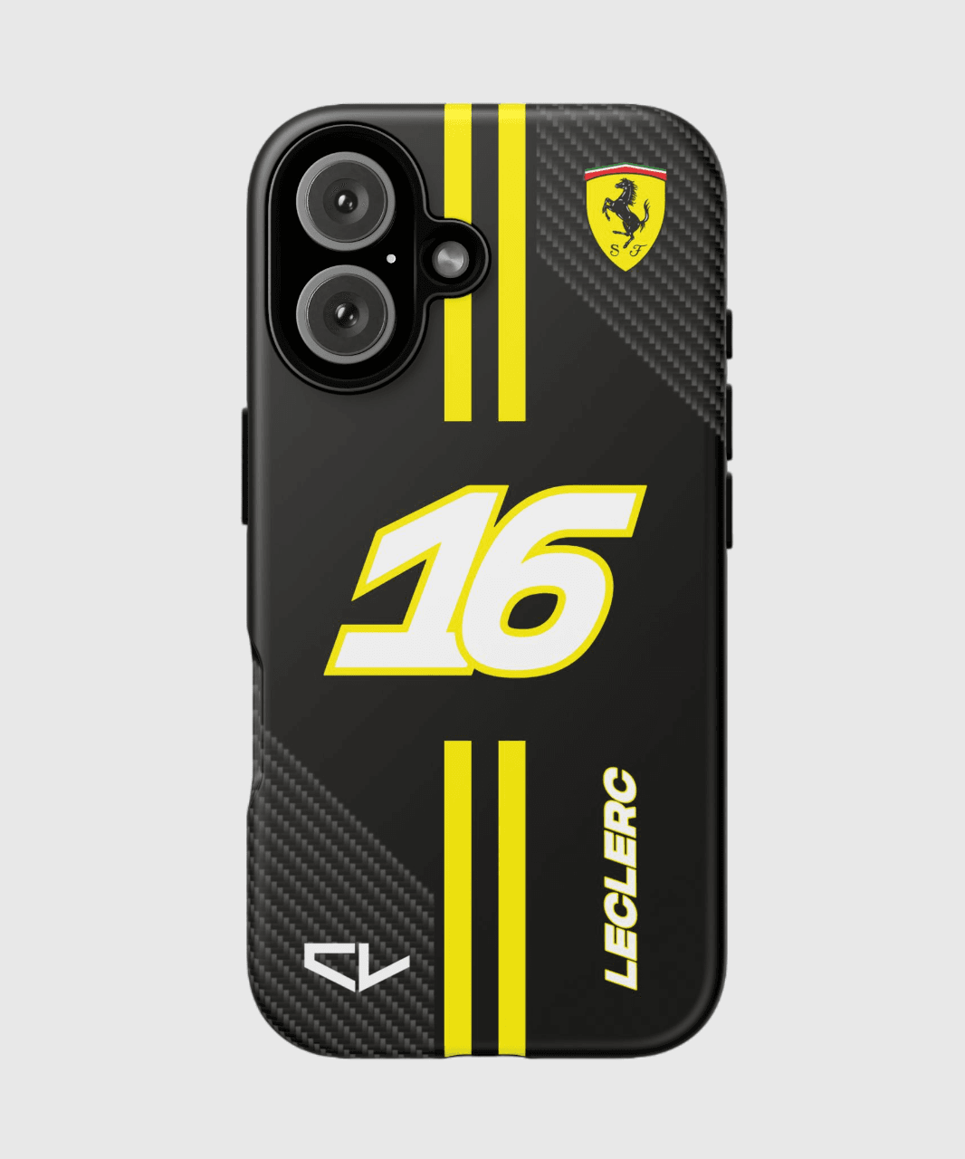 Charles Leclerc Carbon Fiber Phone Case - Image 2