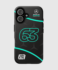 Alternative view of George Russell 2026 Team Phone Case