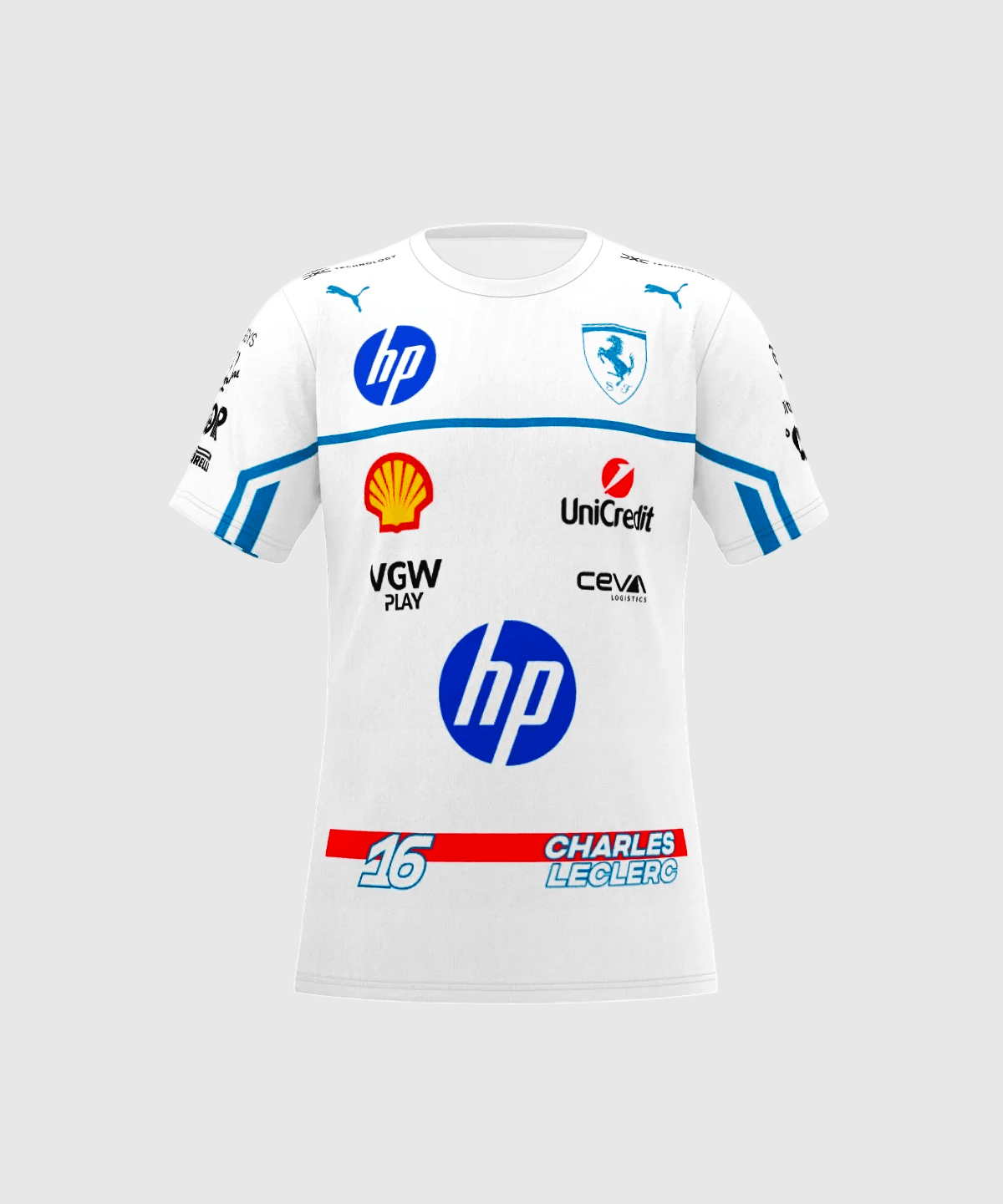 Charles Leclerc 2025 Monaco Race Suit T-Shirt - Image 3