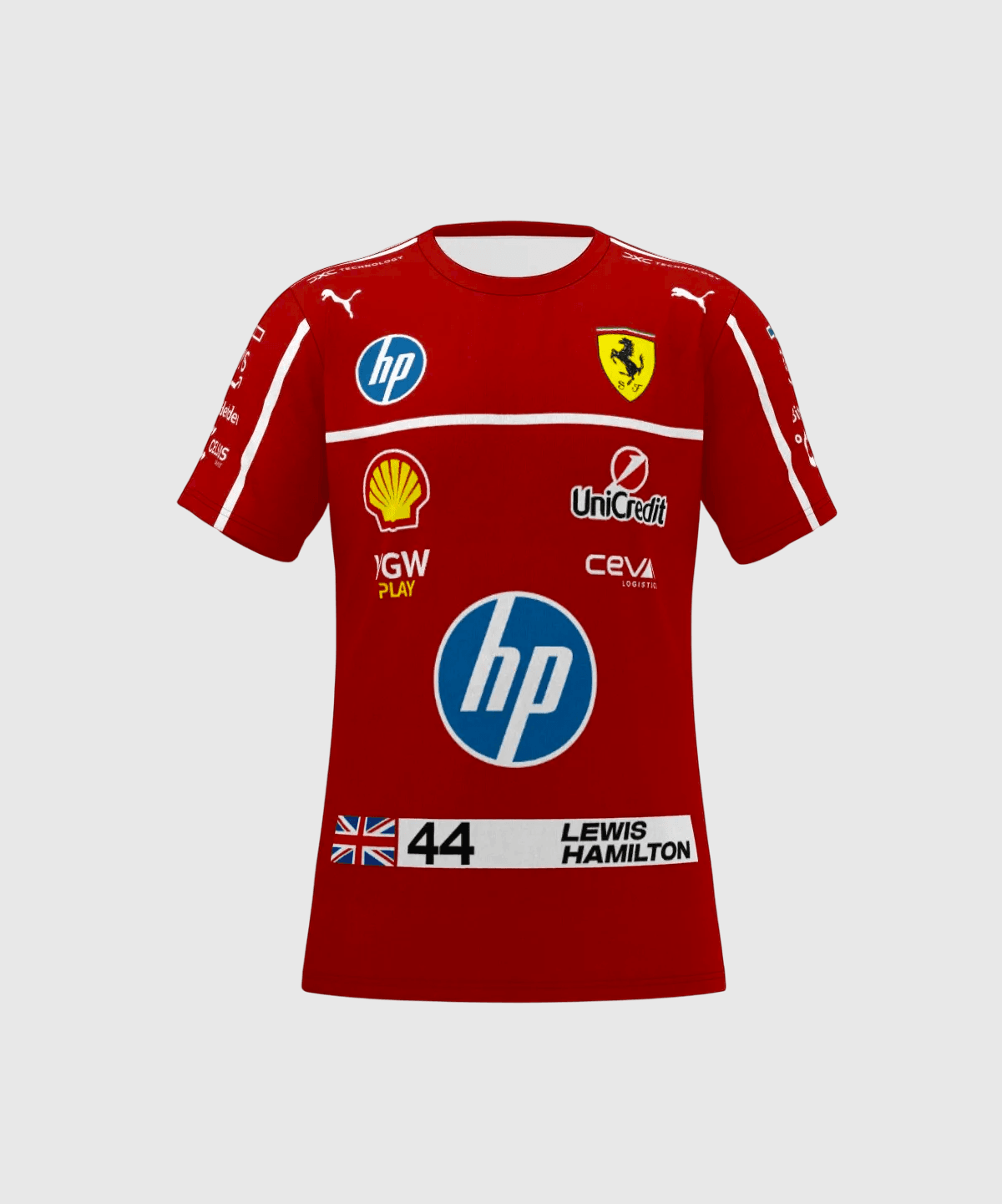 Lewis Hamilton 2025 Race Suit T-Shirt - Image 3