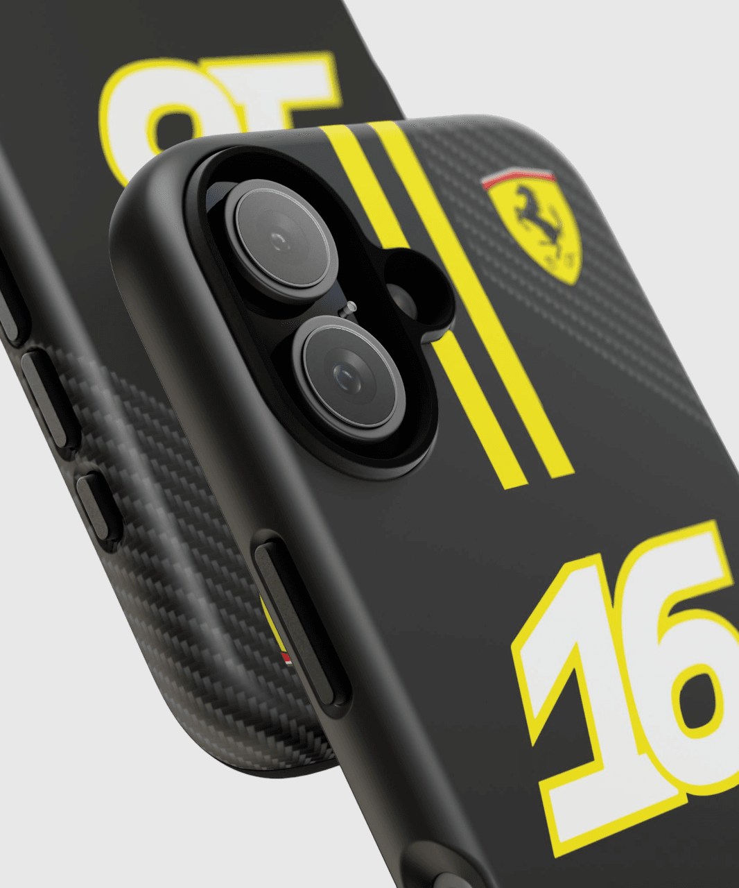 Charles Leclerc Carbon Fiber Phone Case - Image 3