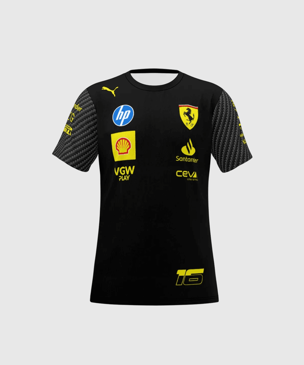 Charles Leclerc Carbon Fiber T-Shirt - Image 3
