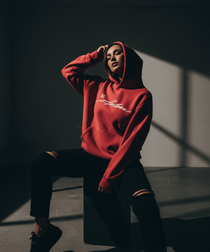 Charles Leclerc Red Signature Hoodie - Image 4