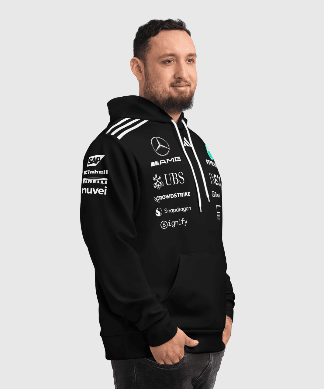 Mercedes 2025 Team Hoodie - Image 4