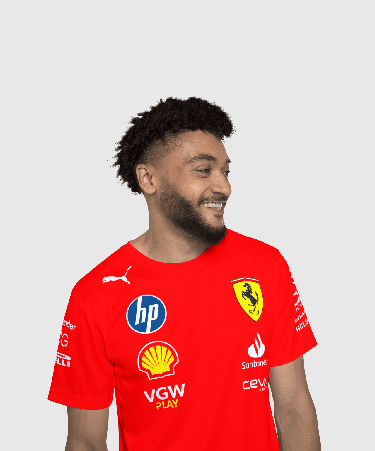 Lewis Hamilton Ferrari T-Shirt – 2024 Style - Image 4