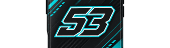 Carbon Teal 53 Phone Case