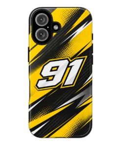 Yellow Strike 91 Phone Case