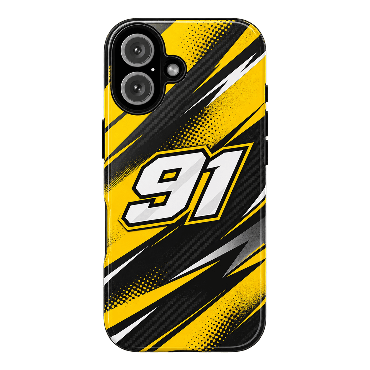 Yellow Strike 91 Phone Case