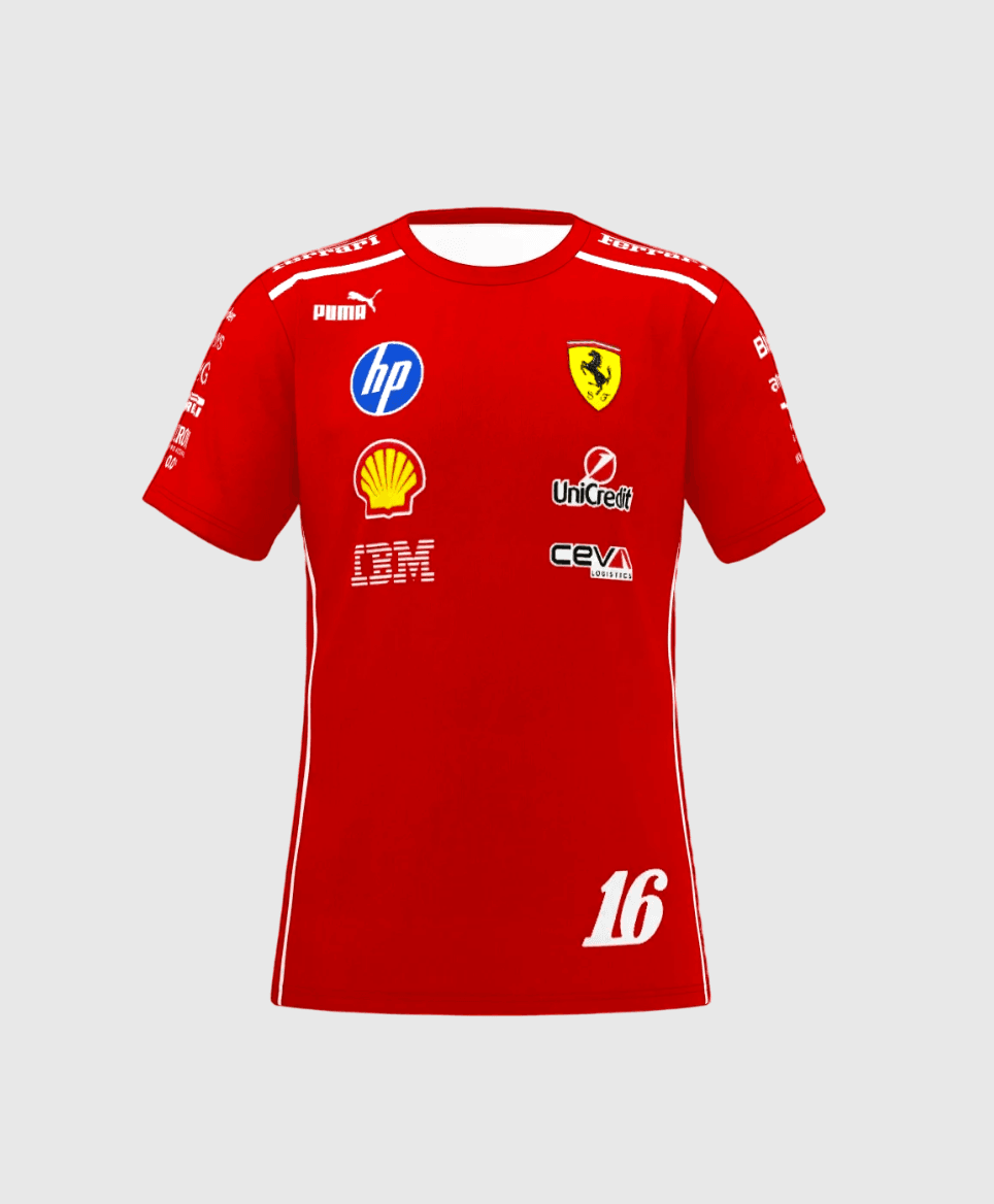 Charles Leclerc Monza Team Tee - Image 2