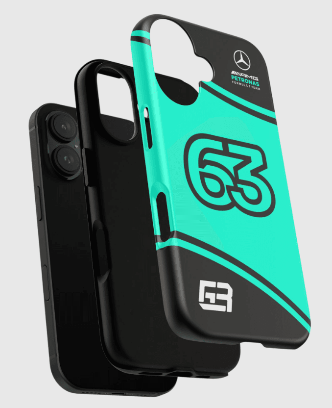 George Russel Malaysia Phone Case - Image 2